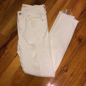 Pacsun White Midrise Skinny Ankle Jeans